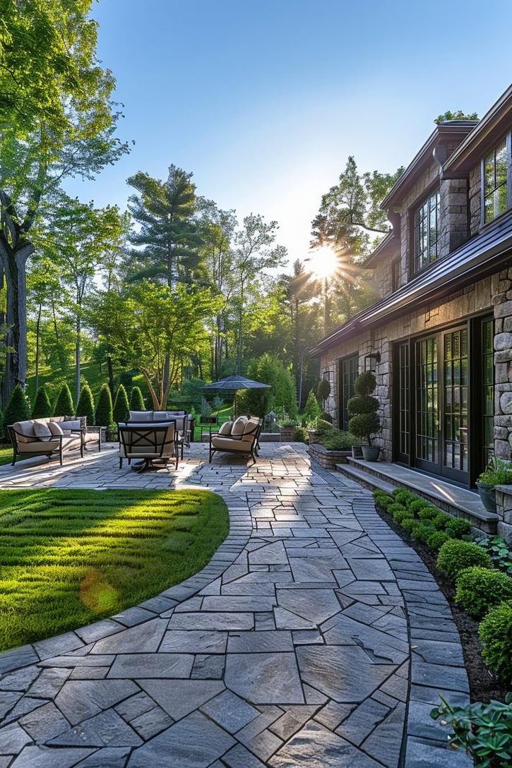 5. Creative Asymmetrical Paver Patterns - photo 3