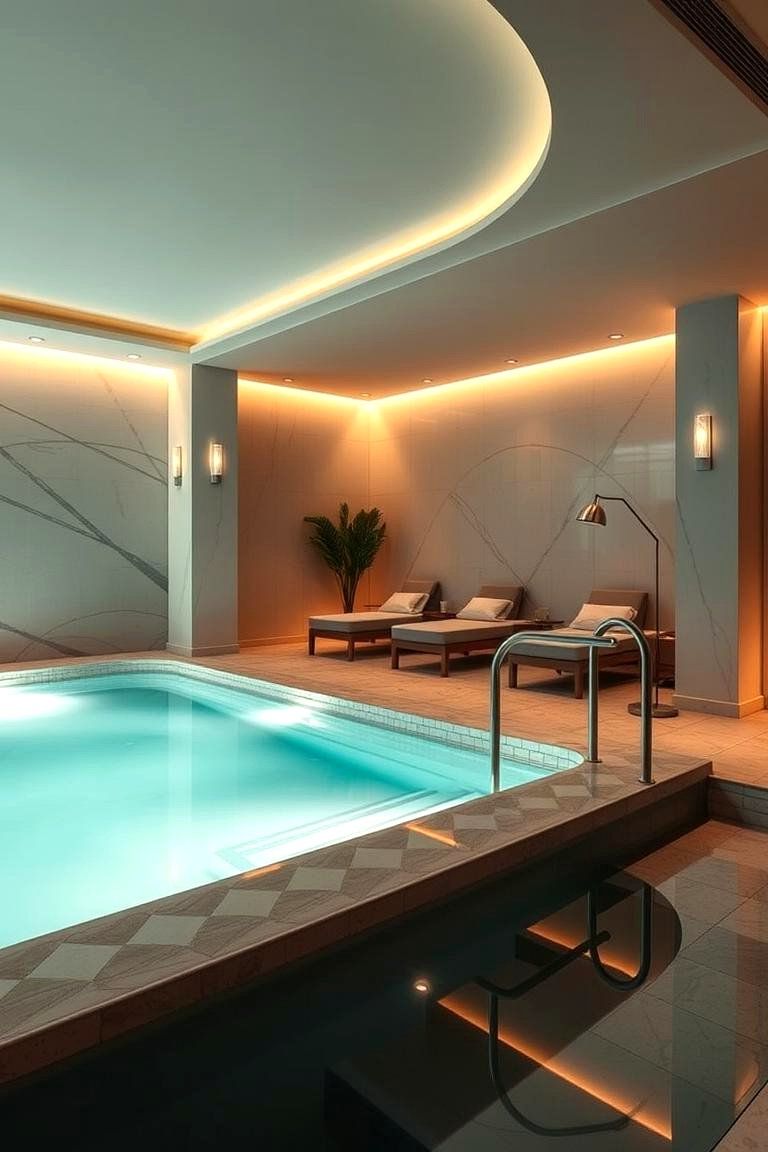 15. Indoor Plunge Pool Setup