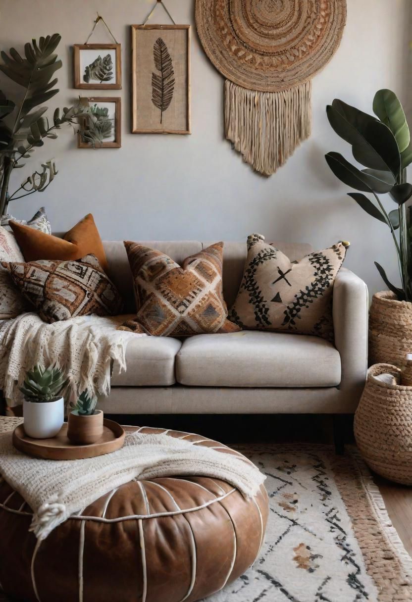 4. Earthy Neutrals with Mixed Textures