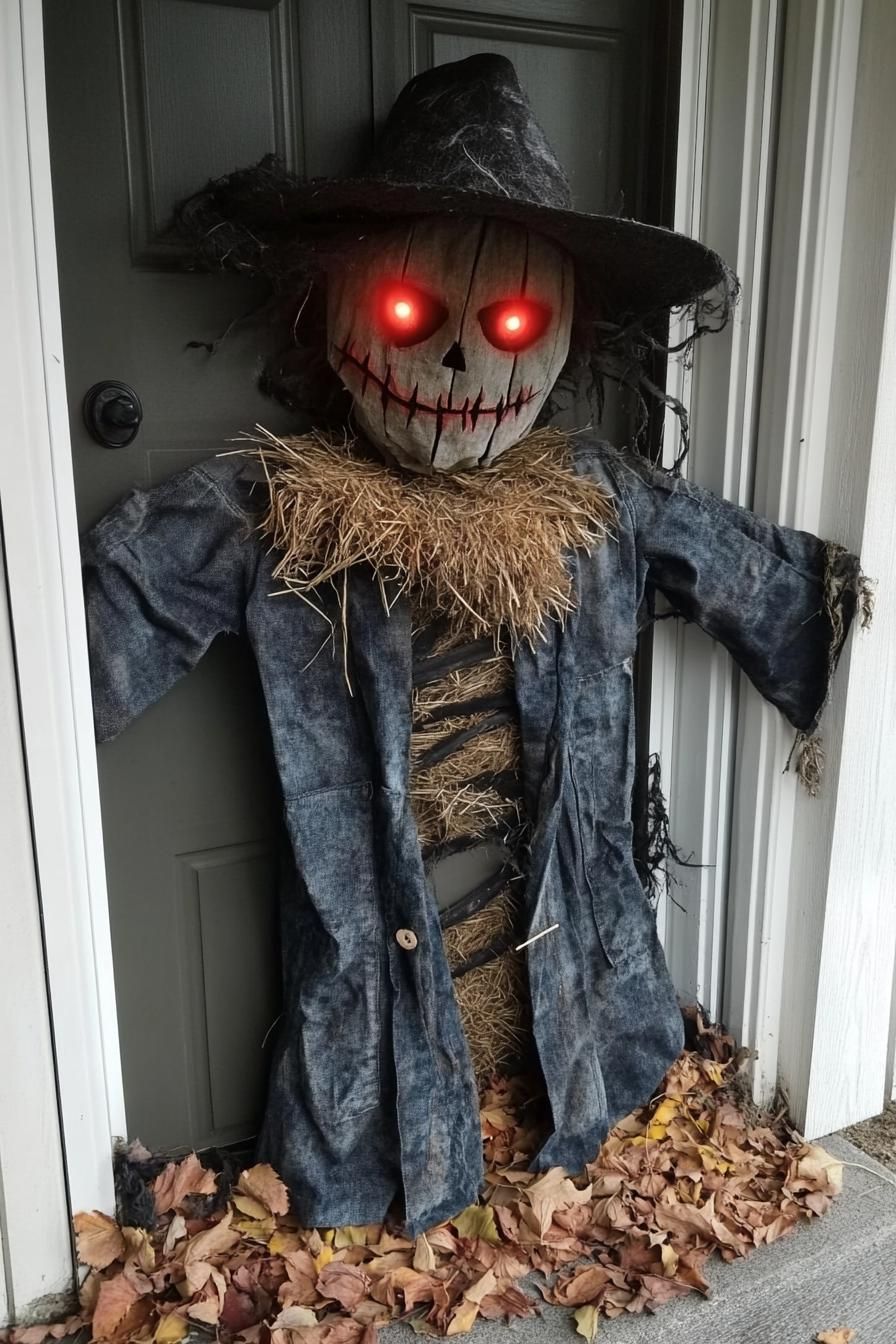 1. Scarecrow Guarding with Glowing Eyes - photo 2