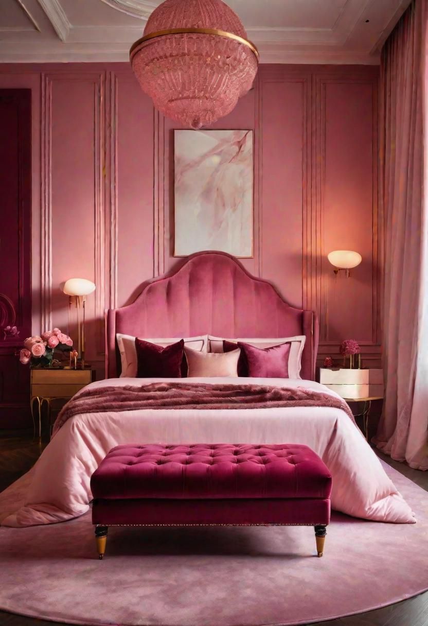 17. Pink Ottoman Pairing