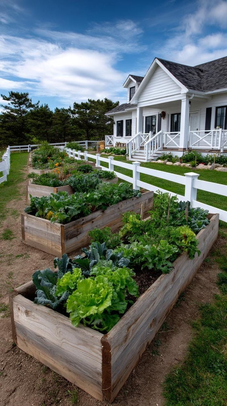 18. Vegetable Gardens with Farmhouse-Style Borders - photo 3