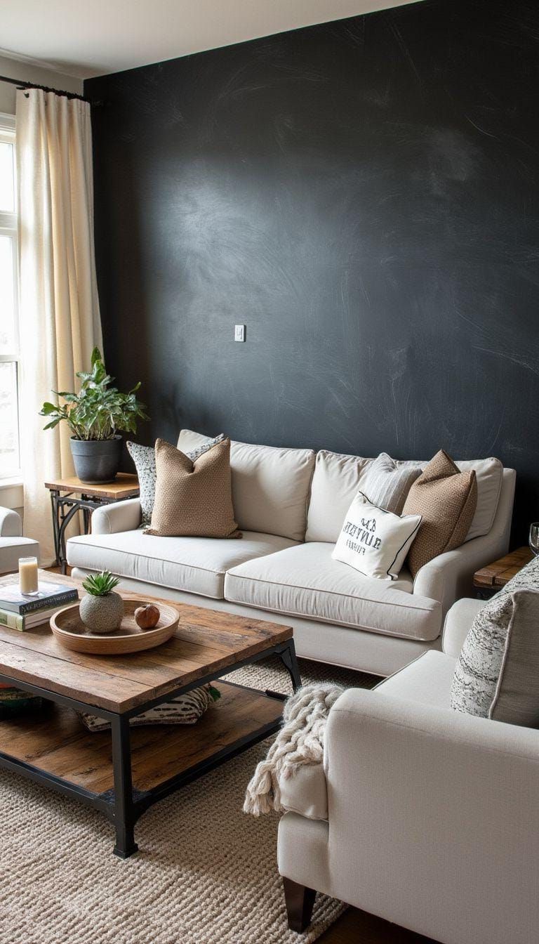 11. Black Chalkboard Accent Wall - photo 2