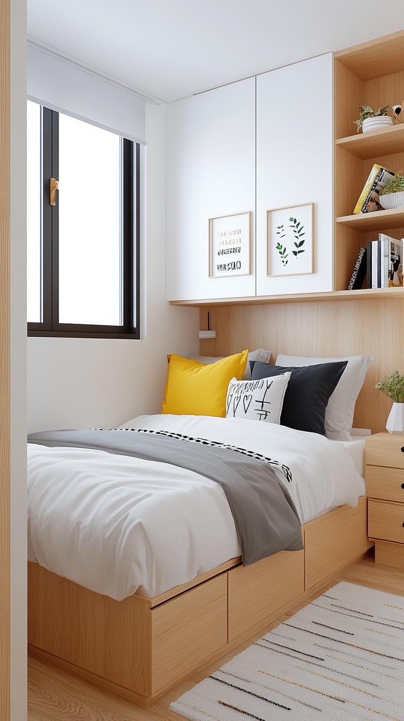 19. Compact Bedroom Luxury Ideas - photo 2