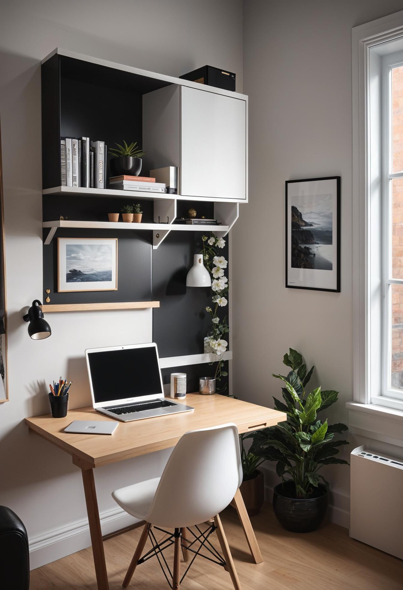 14. Compact Foldable Desk Solutions - photo 2
