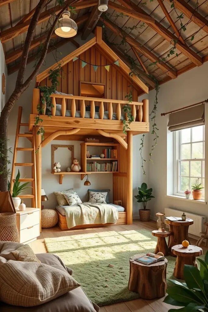 Cozy Tree-House Bedroom Themes - photo 2
