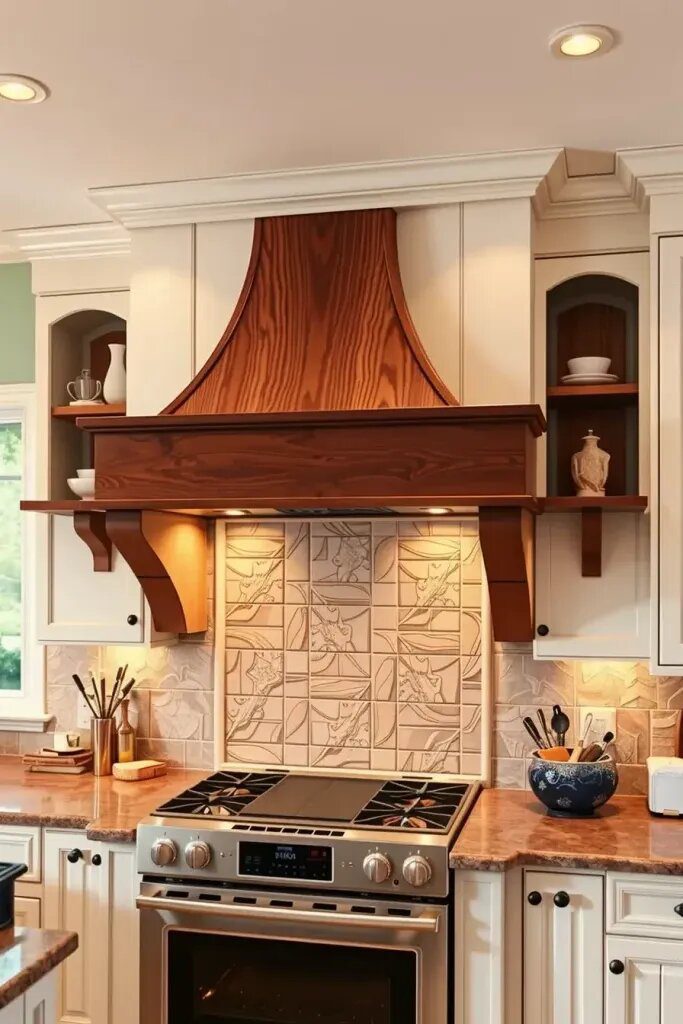 Stained Oak Details for Extra Warmth