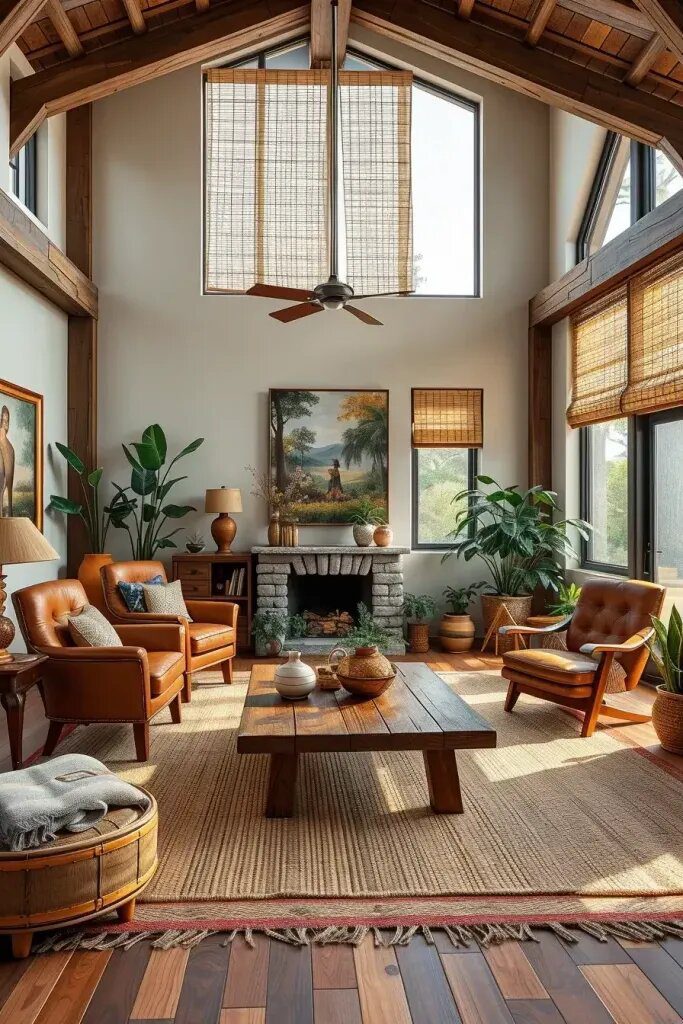 Upgrade Your Living Room to Embrace Rustic Style and Sustainable Practices - photo 2