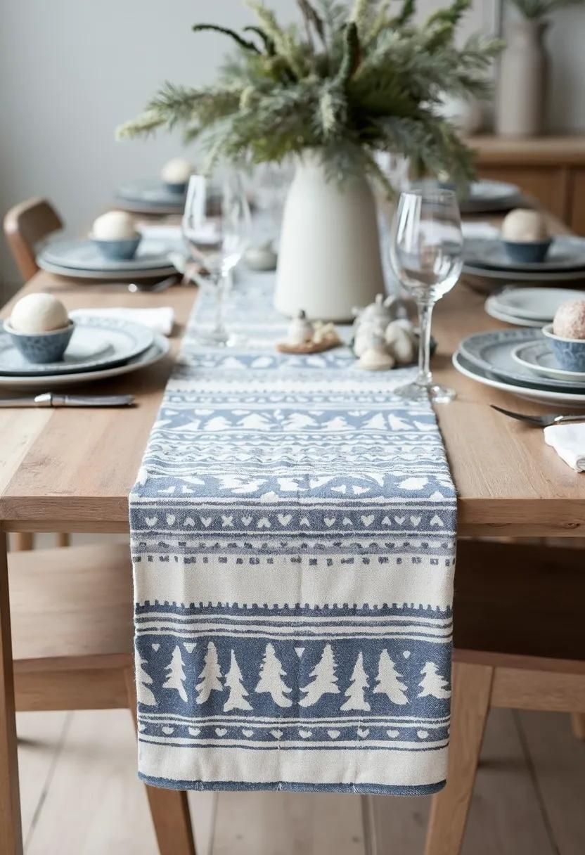 18. Scandinavian-Style Table Runners
