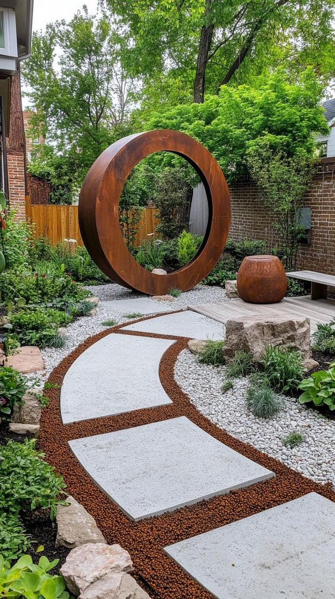 17. Garden Decor with Metal Sculptures - photo 3