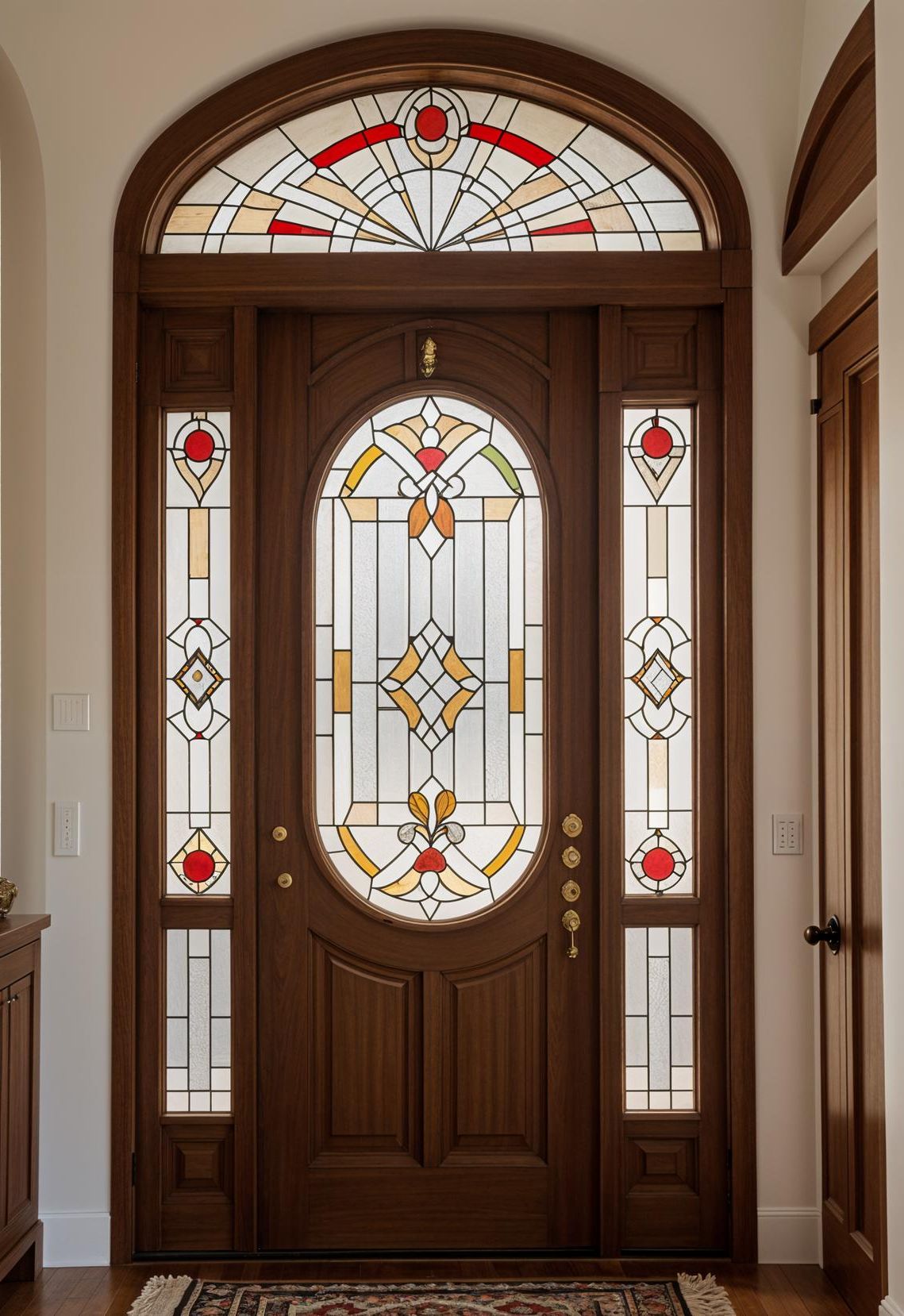 7. French-Style Stained Glass Door - photo 2