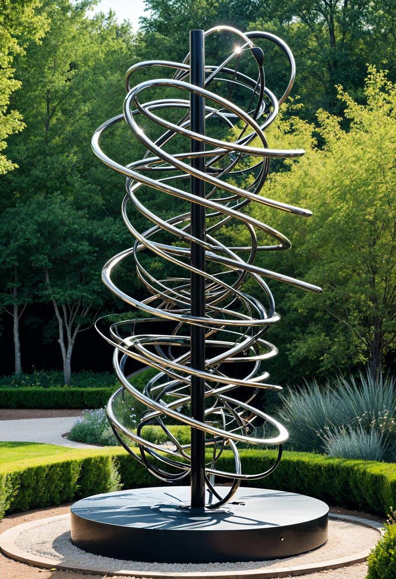 12. Whimsical Kinetic Garden Sculptures