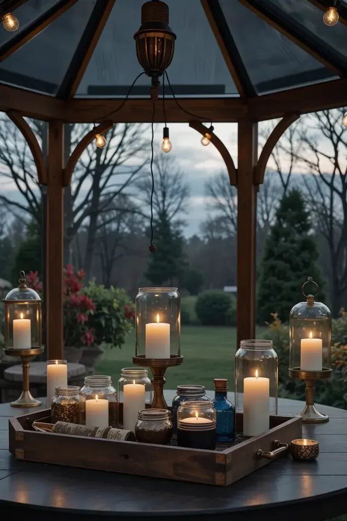 Scented Candles That Enhance Your Gazebo