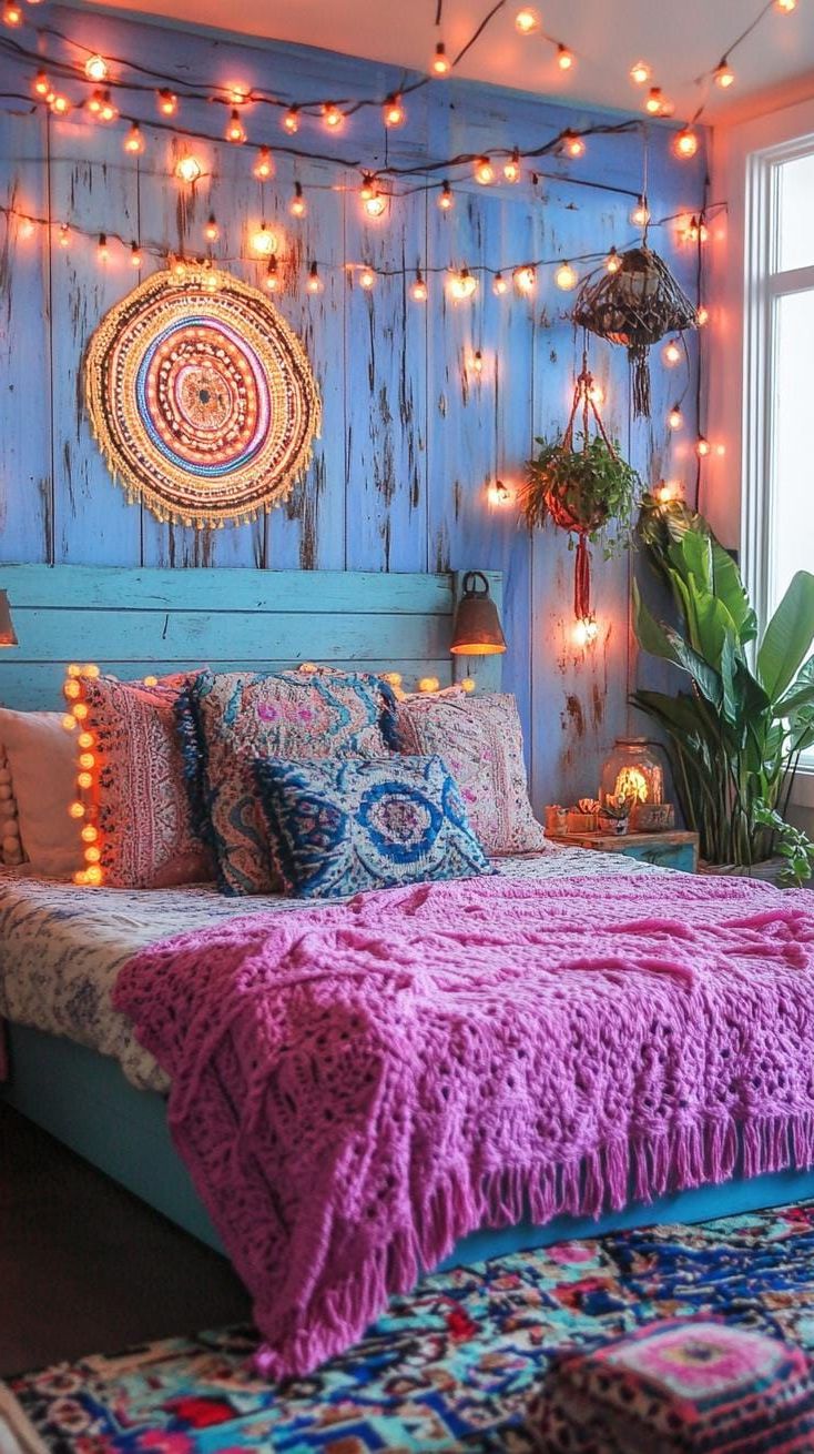 17. Bright Bohemian Neon Festival Look