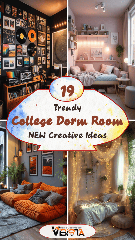 19 Trendy College Dorm Room Ideas (NEW)