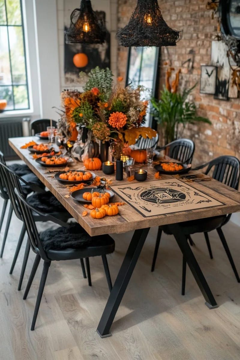 7. Cardboard Ouija Board Table Centerpiece - photo 3