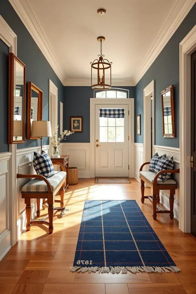 Gingham and Plaid Textiles for the Entryway - photo 2