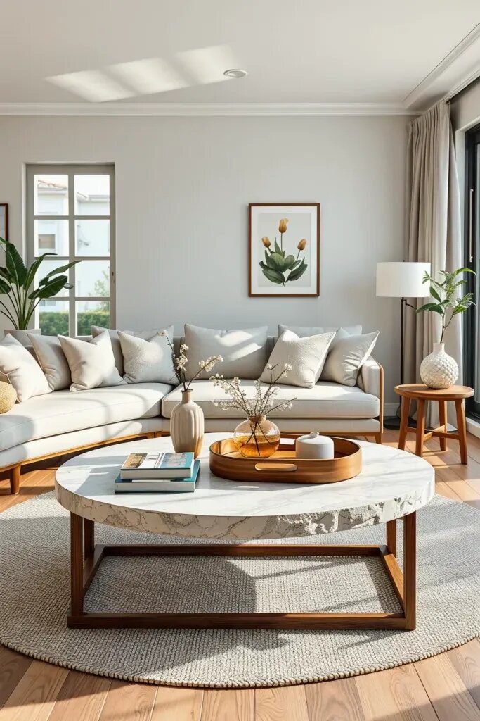 Wood and Stone Coffee Tables - photo 2