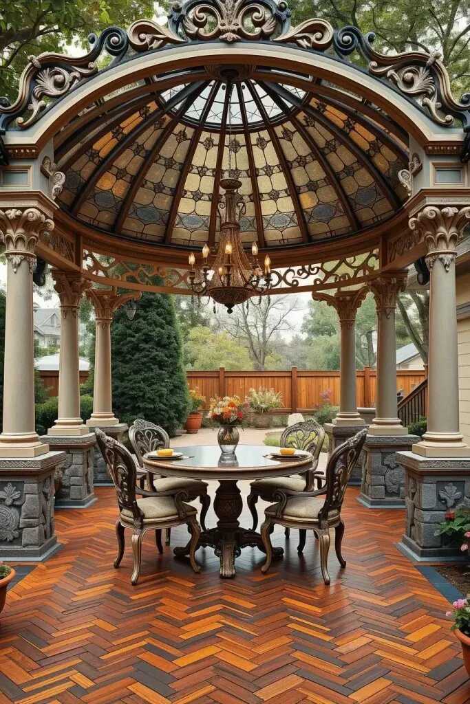 Grand Gazebos With Detailed Architecture - photo 2