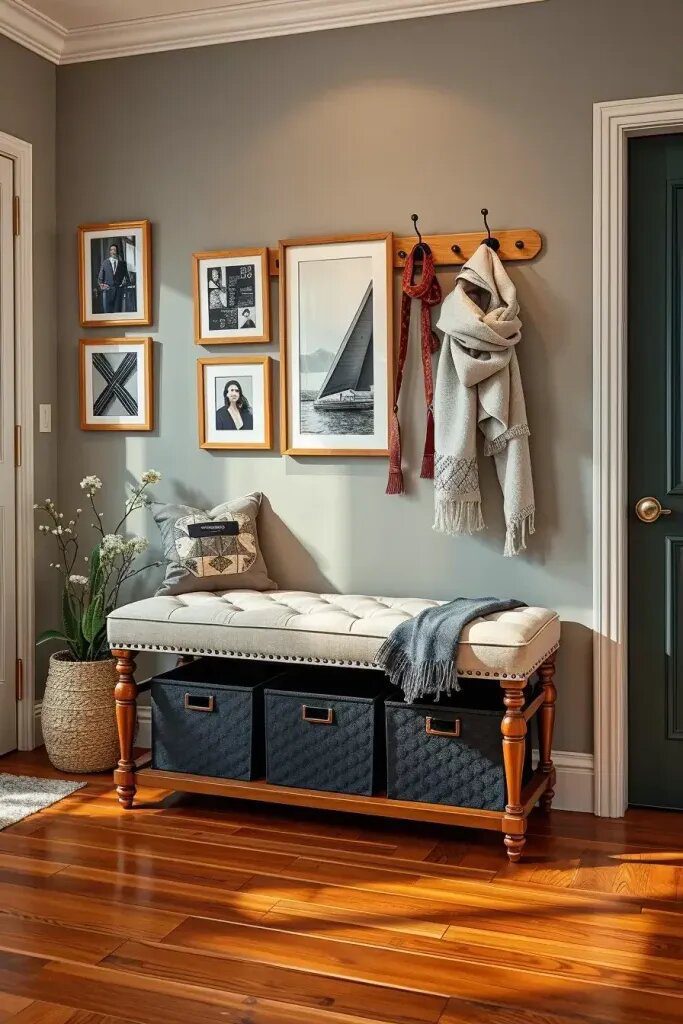 Stylish Benches That Make an Entryway Feel Inviting