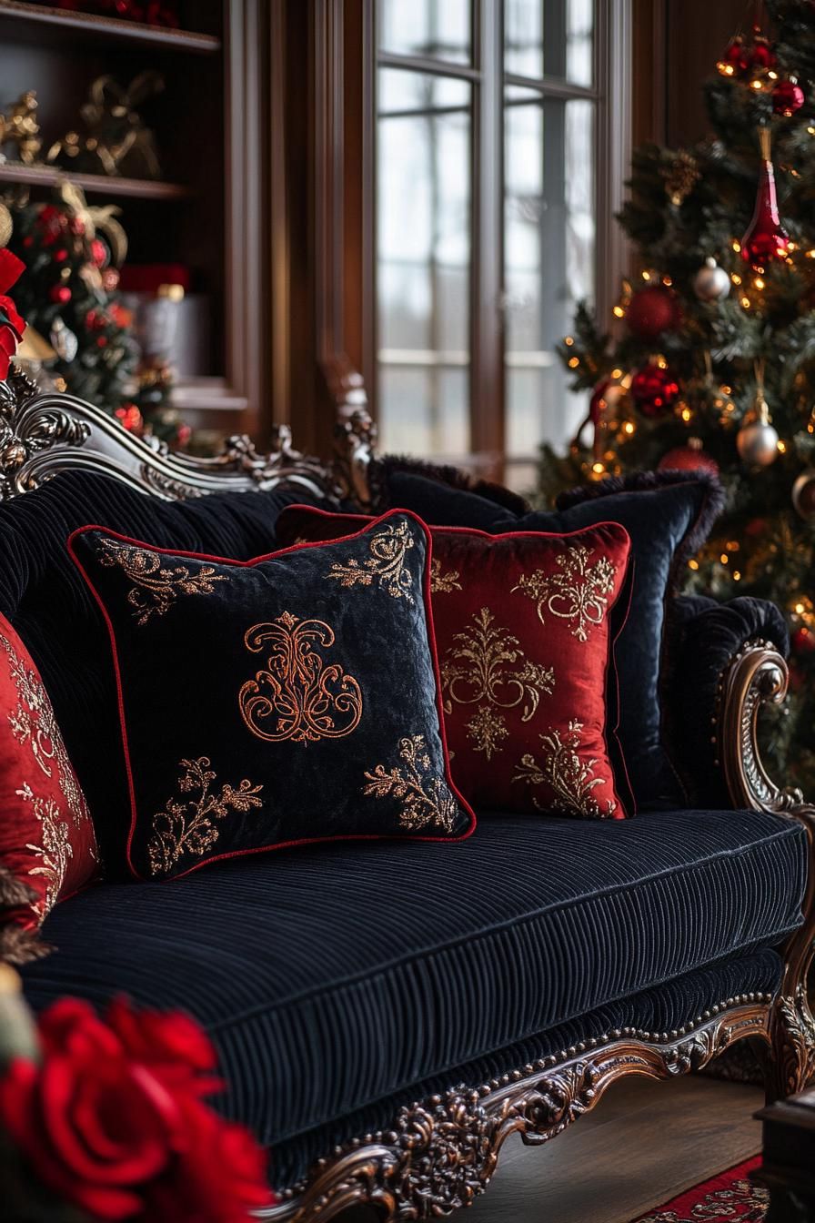13. Monogrammed Velvet Pillow Ideas - photo 3