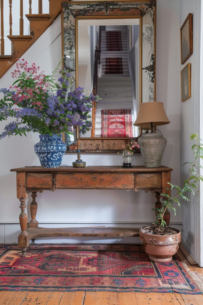 11. Mirror Magic in a Boho Entry