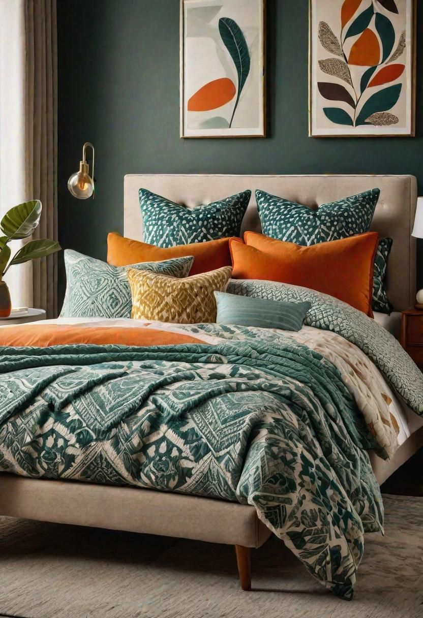14. Mixing Mid-Century Pillow Patterns