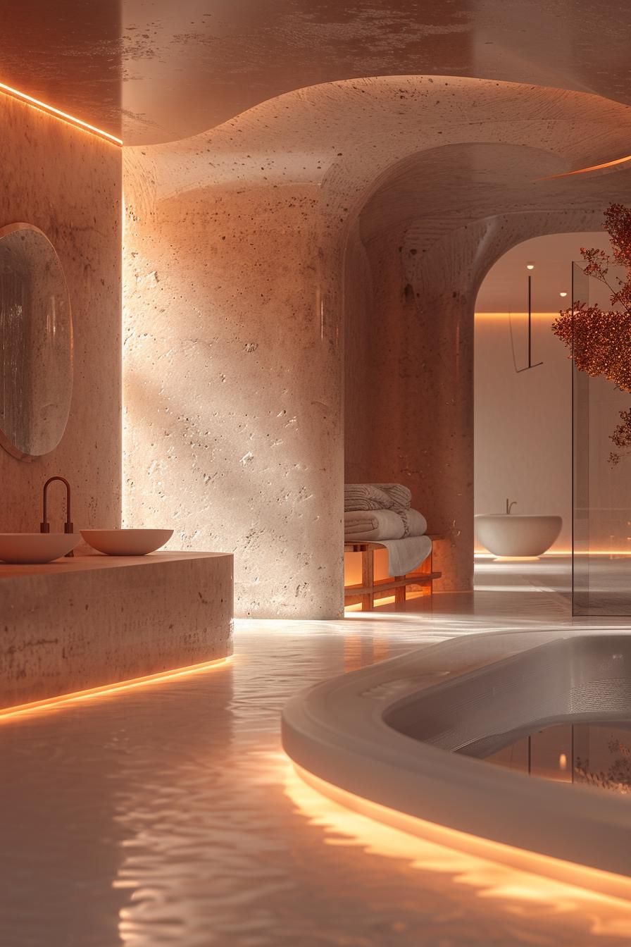 18. Modern High-Tech Bathroom Design - photo 2