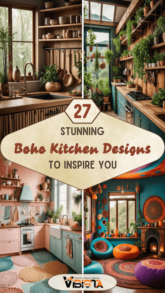 27 Stunning Boho Kitchen Designs That Will Inspire You