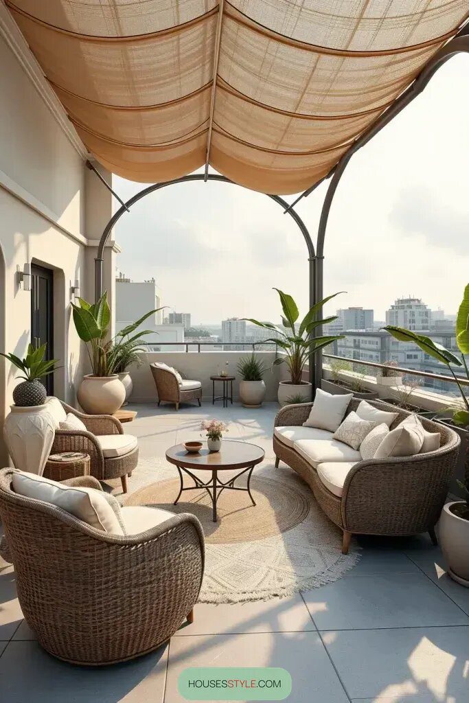 Curvy Furniture And Soft Lines For Cozy Terraces - photo 2