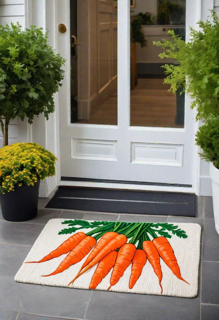 20. Carrot Patch Welcome Mat Ideas - photo 3