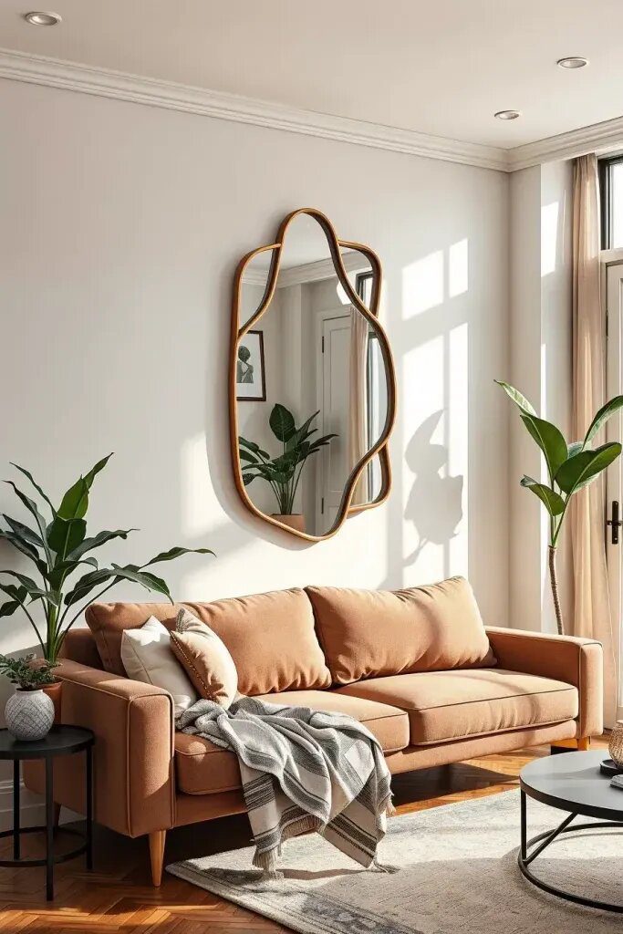 7. Make a Statement With a Unique Mirror - photo 2