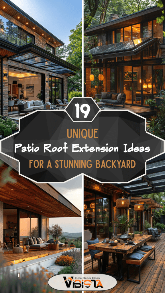 19 Unique Patio Roof Extension Ideas For A Stunning Backyard