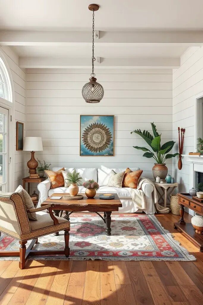 American Farmhouse Style With Global Touches