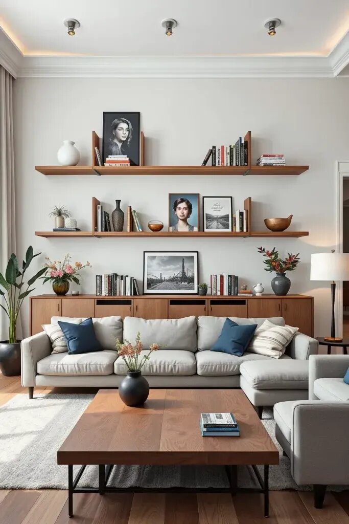 Open Shelving to Display Books and Trinkets - photo 2