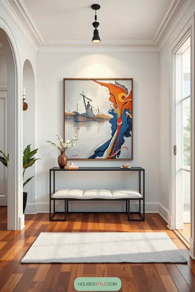 Artistic Accents That Welcome Guests Inside - photo 3