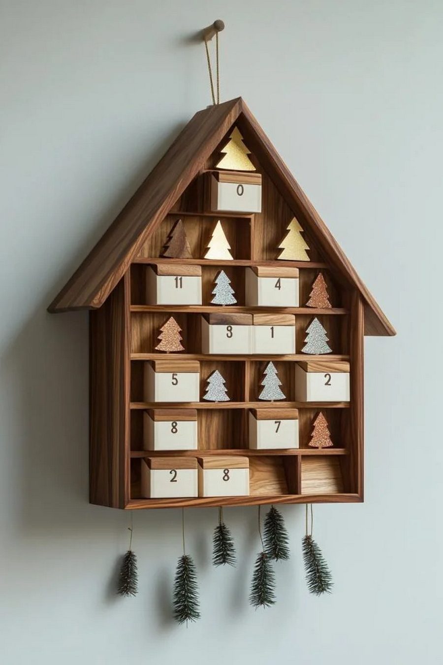 6. Wooden Advent Calendar Drawers - photo 2