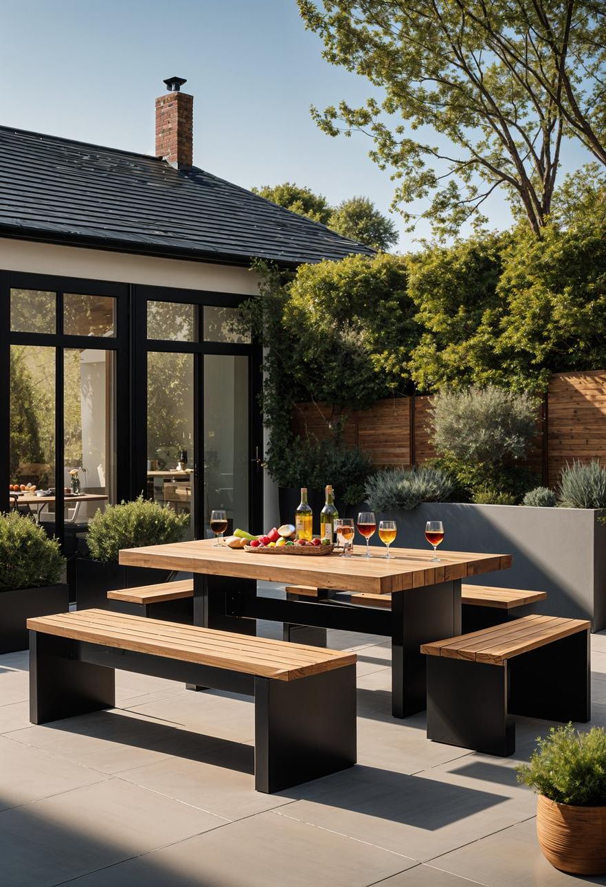 9. Space-Saving Convertible Patio Bench - photo 2