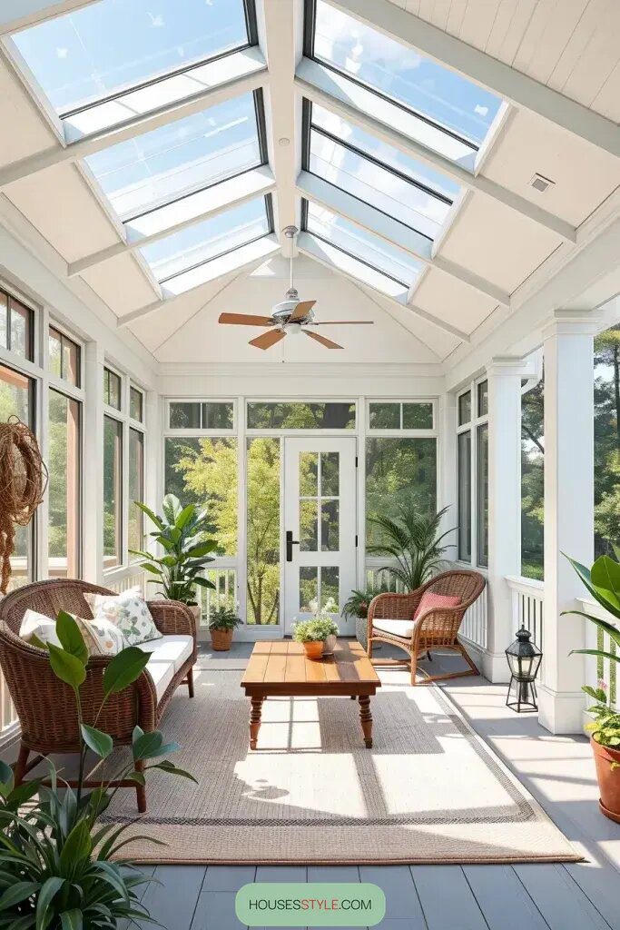 Cozy and Bright: A Screened Porch Embracing Natural Light - photo 2