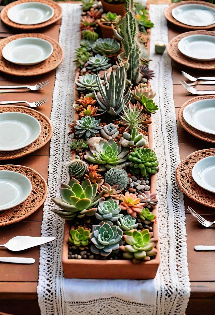 12. Boho-Style Spring Table Ideas - photo 2