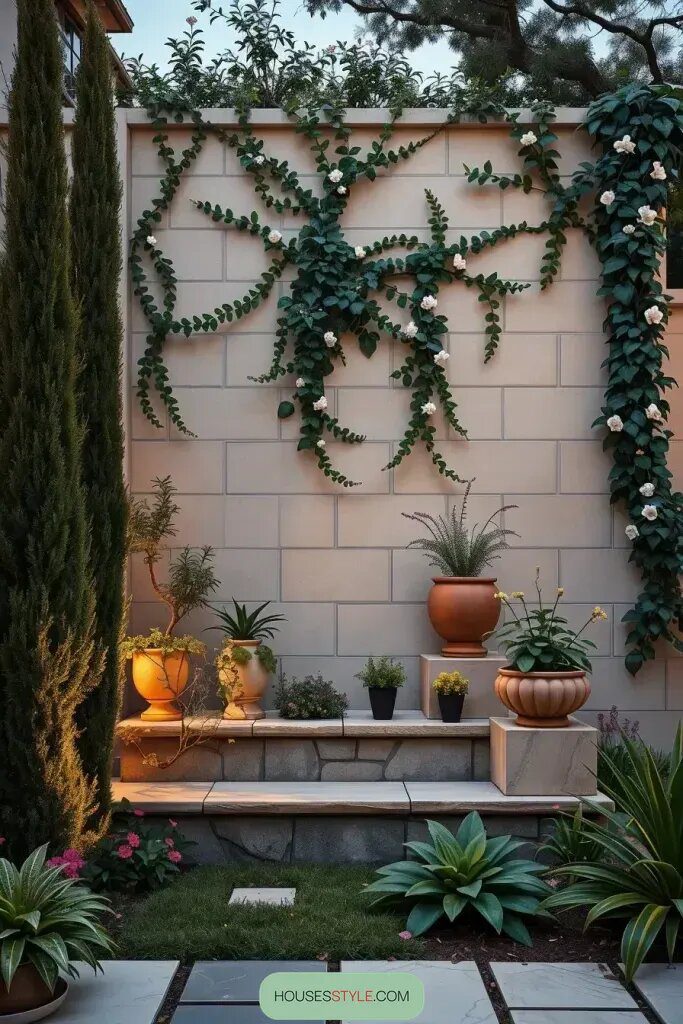Cascading Plants for Natural Beauty