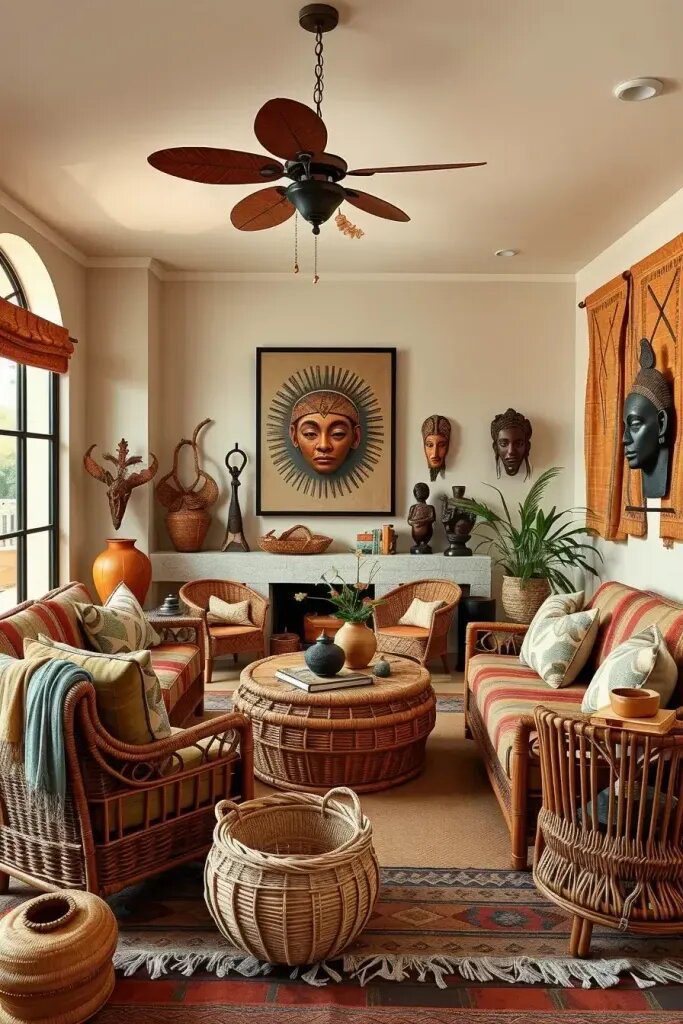 African Tribal Patterns and Earthy Textures