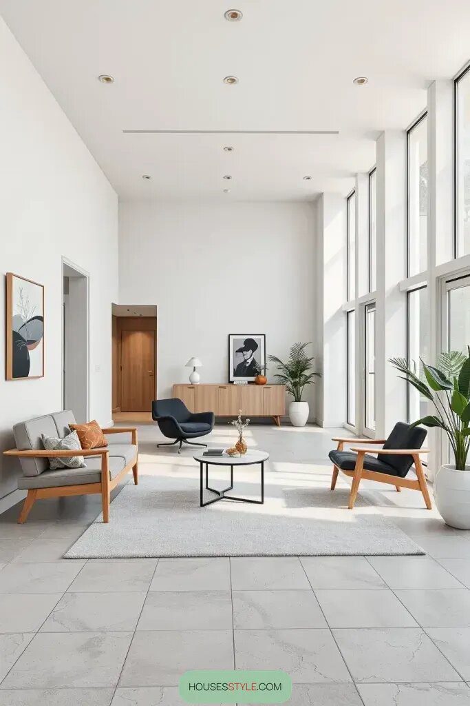Why White Walls Work in Lobby Design