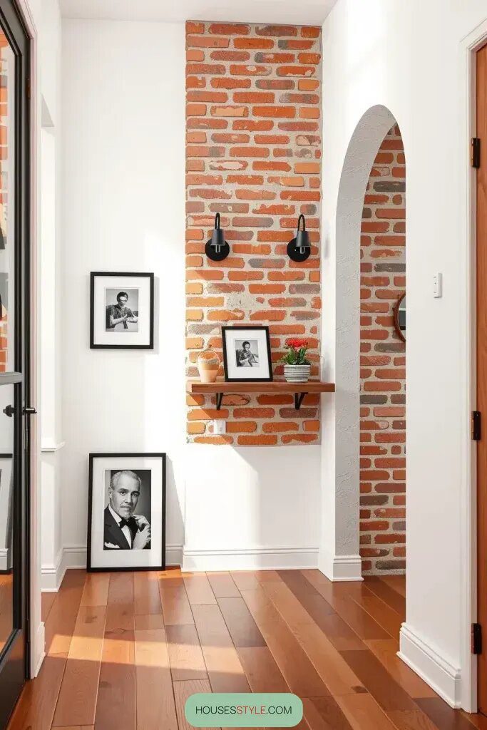 Classic Brick Paired with Modern White Walls - photo 2
