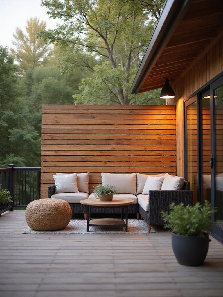 16. Add a Privacy Screen for a Secluded Deck