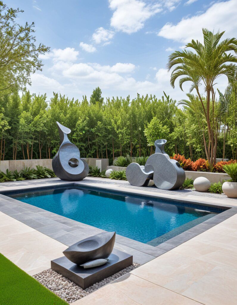 Outdoor Art and Sculptures for the Pool - photo 2