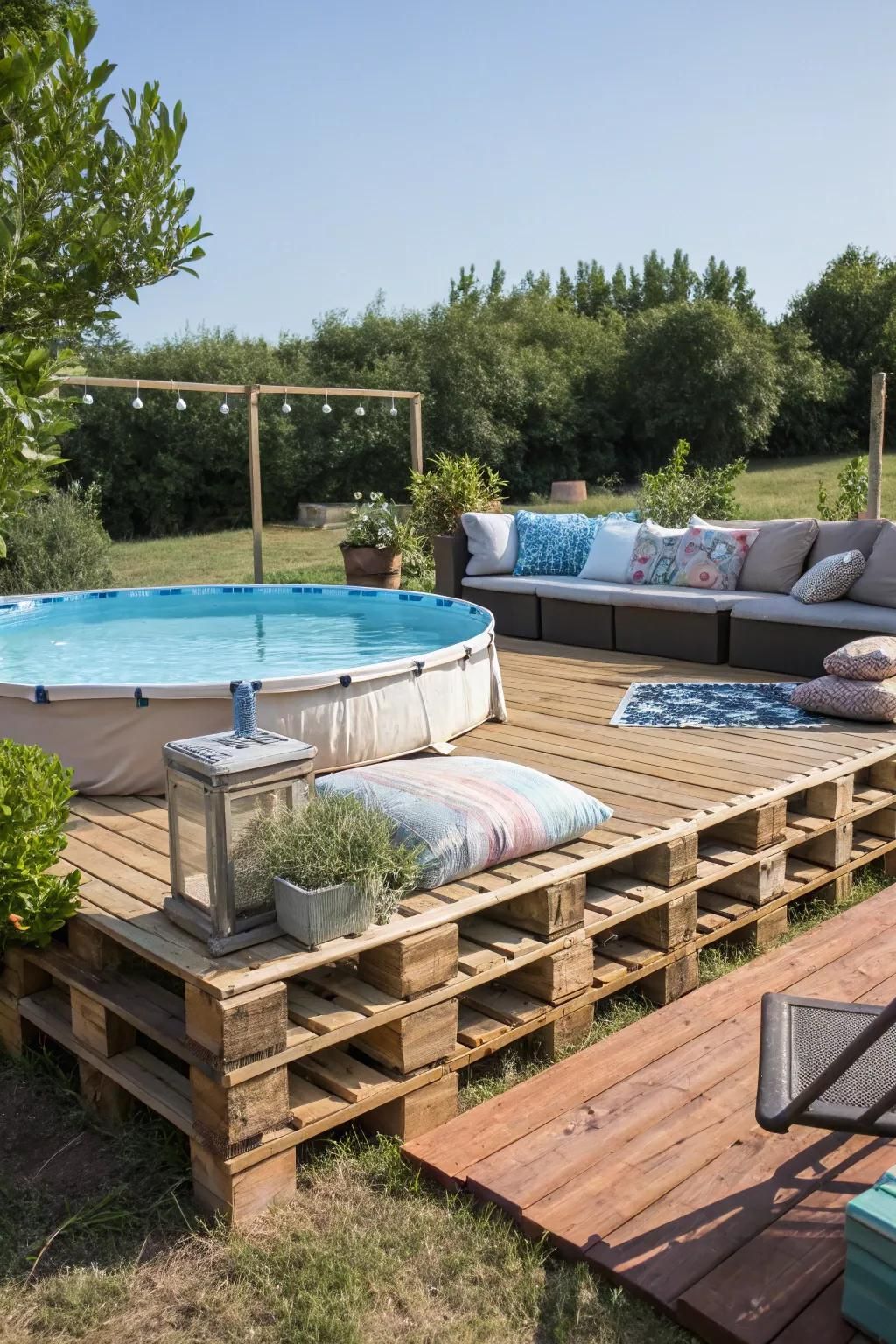 Rustic Pallet Deck Ideas