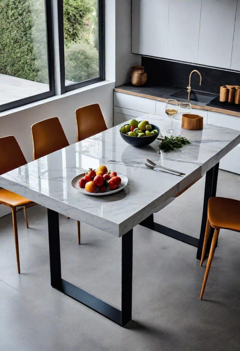 21. Dining Table Island Combo