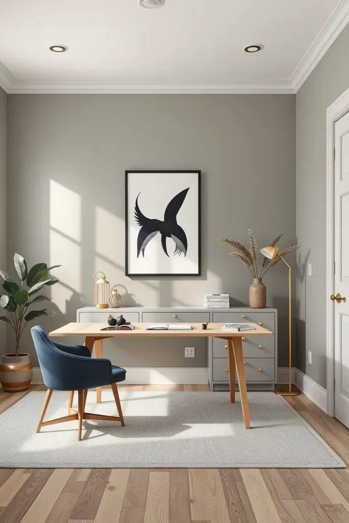 Calming Color Schemes For A Zen Workspace - photo 2