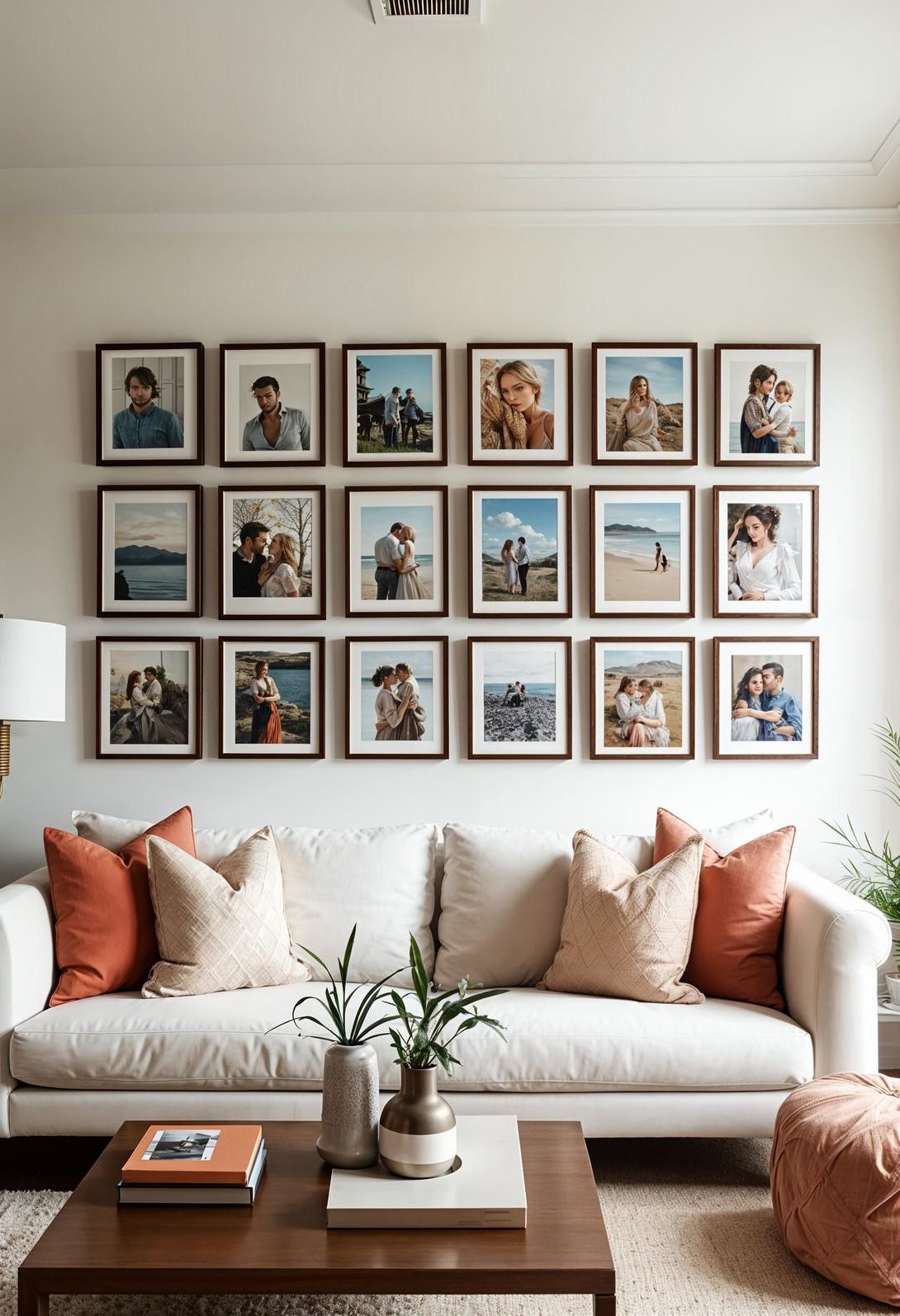 9. Grid Photo Wall Inspiration - photo 3